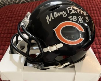Maury Buford Signed Bears Mini Helmet w/SB XX Inscr. & CSAC COA