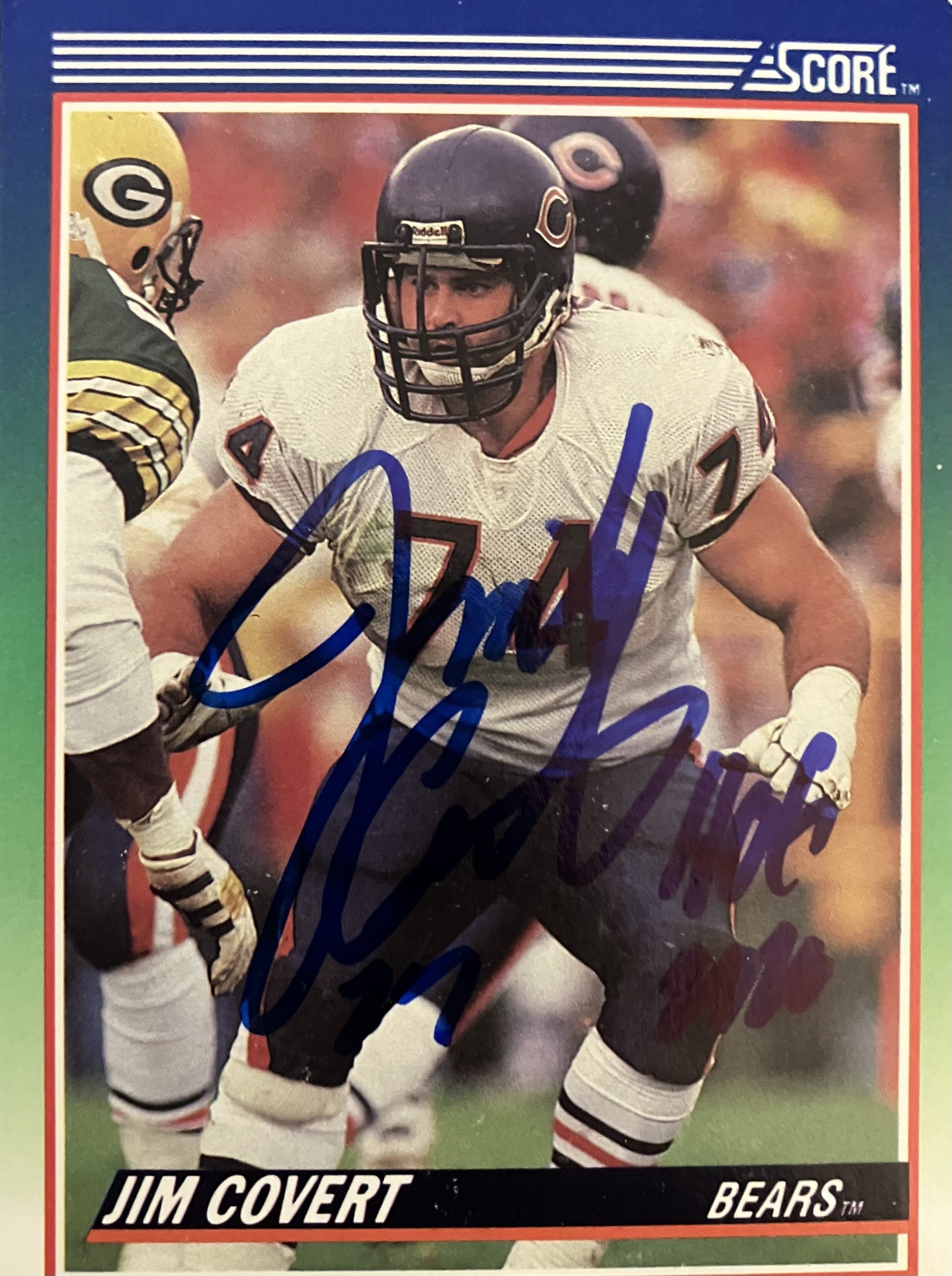 Jim Covert Card w/ HOF Insc.