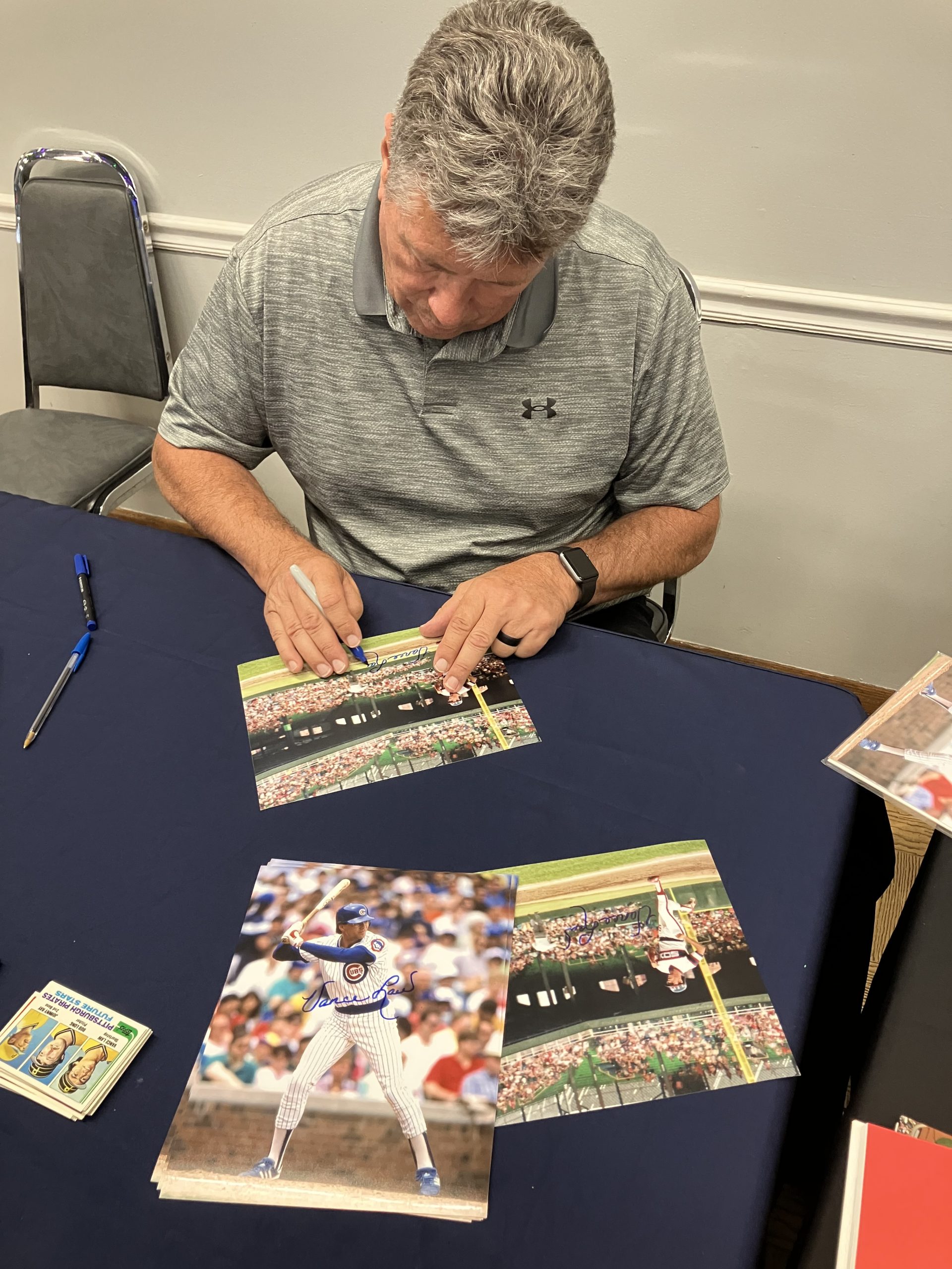 Vance Law at The Chicago Card Show in Bridgeview