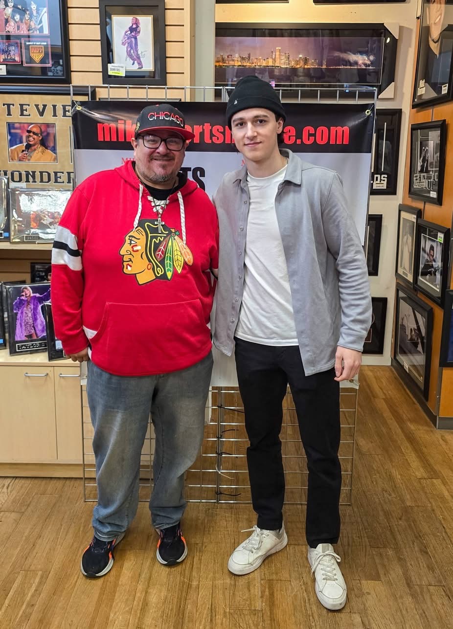 Nick Lardis at Sports N More in Lombard